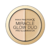 Max Factor Miracle Glow Duo Озаряващ Пудра за хайлайтър 10 Светъл 11 g