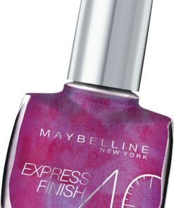 Maybelline Express Finish 40 секунди лак за нокти Nr. 250 Deep Violet 10 мл