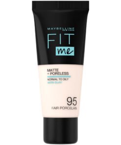 Maybelline Fit Me Matte + Poreless течен фон дьо тен 95 светъл порцелан 30 ml