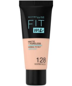 Maybelline Fit Me Matte + Poreless течен фон дьо тен 128 топъл цвят 30 ml