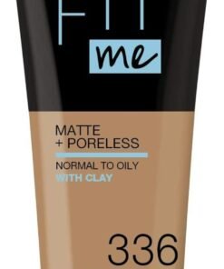 Maybelline Fit Me Matte + Poreless течен фон дьо тен 336 топла маслина 30 ml
