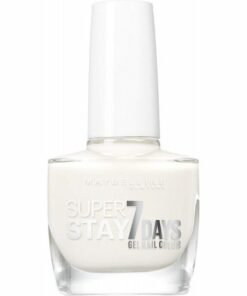 Maybelline Super Stay 7 Days Цветен коректор Лак за нокти 071 Pur White 10 ml