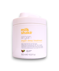 Млечен шейк Арган Органично арганово масло Крем за коса За подхранване 500 ml