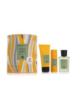 Комплект Acqua di Parma: Colonia Futura Одеколон за мъже 100 ml + Colonia Futura Душ гел и шампоан 2-в-1 75 ml + Colonia Futura Против изпотяване Дезодорант спрей За мъже 50 ml