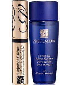Комплект мигли Extreme Lashes Estee Lauder: Gentle Eye Лосион за премахване на грим 30 ml + Sumptuous Extreme Waterproof Volumizing Mascara Black 8 ml