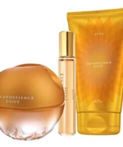 Комплект Incandescence: Enjoy Парфюмна вода За жени 10 ml + Enjoy Хидратиращ Лосион за тяло 150 ml + Enjoy Парфюмна вода За жени 50 ml
