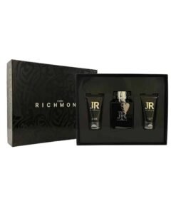 Комплект John Richmond: Man Парфюмна вода За мъже 100 ml + Man Подхранващ Душ гел 50 ml + Man Балсам за след бръснене 50 ml