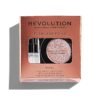 Комплект Makeup Revolution: Flawless Foils Vegan Eyeshadow Primer 2 ml + Flawless Foils Vegan Eyeshadow Palette Rival 2 g