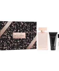 Комплект Narciso Rodriguez: For Her Musc Nude парфюмна вода за жени 100 ml + For Her Musc Nude хидратиращ лосион за тяло 50 ml + For Her Musc Nude парфюмна вода за жени 10 ml