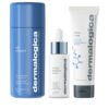 Smooth + Hydrate Set Dermalogica: Daily Milkfoliant ексфолираща ексфолираща пудра 74 g + Active Moist пребиотици хидратиращ крем за лице 50 ml + кръгова хидратация хиалуронова киселина серум за лице 30 ml