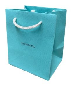 Tiffany & Co Tiffany & Co. пазаруване картонена чанта GWP зелена размер S