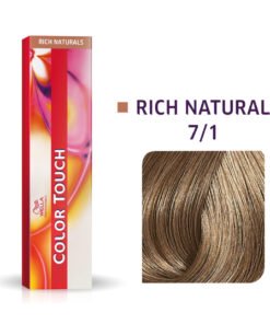 Wella Professionals Color Touch безамонячна полутрайна боя за коса 7/1 средно пепелно русо 60 ml