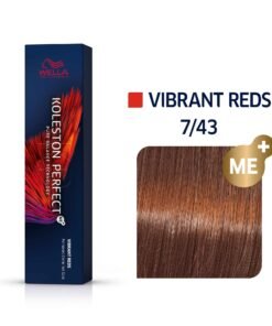 Wella Professionals Color Touch без амоняк полутрайна боя за коса 7/43 живи червени 60 ml