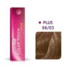 Wella Professionals Color Touch Plus безамонячна полутрайна боя за коса 66/03 Тъмно русо естествено златисто интензивно 60 ml