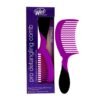 Мокра четка Разплитане - Pro Пластмасов гребен за коса Лилаво Разплитане