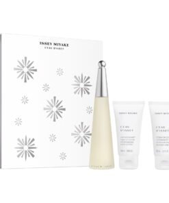Комплект Issey Miyake за Коледа 2023: L'Eau d'Issey Тоалетна вода за жени 50 ml + L'Eau d'Issey Хидратиращ Лосион за тяло 50 ml + L'Eau d'Issey Хидратиращ Душ крем 50 ml