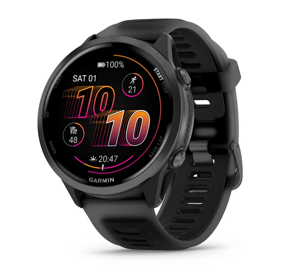 Forerunner® 570 - 47мм - Forerunner® 570 - 47мм - Slate Grey Aluminium с Translucent Black/Black каишка - Portmoneta.bg