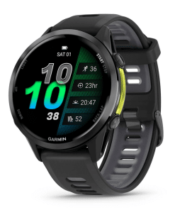 Forerunner® 970 - Forerunner® 970 - Carbon Grey DLC Titanium с Black корпус и Black/Translucent Whitestone каишка - Portmoneta.bg