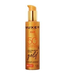 Nuxe Sun Gold UV защита масло за тен SPF 50 150 мл