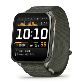 Venu® X1 - Venu® X1 -  Moss с Titanium заден капак и Moss ComfortFit найлонова каишка - Portmoneta.bg