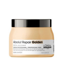 L'Oreal Professionnel Serie Expert Absolut Repair Golden Протеин + Златен Киноа Крем маска за коса Незабавно възстановяване на повърхността 500 мл