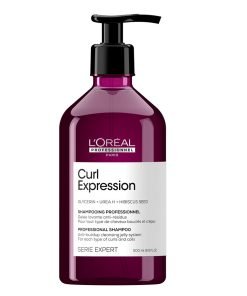 L'Oreal Professionnel Serie Expert Curl Expression Глицерин + Урея H + Семена от хибискус Шампоан за коса Против натрупване 500 мл