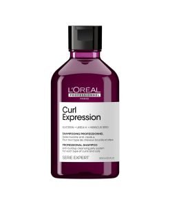 L'Oreal Professionnel Serie Expert Curl Expression Глицерин + Урея H + Семена от хибискус Шампоан за коса Против натрупване 300 мл