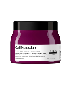 L'Oreal Professionnel Serie Expert Curl Expression Глицерин 2.5% + Урея H + Семена от хибискус Крем маска за коса Интензивно хидратираща 500 мл