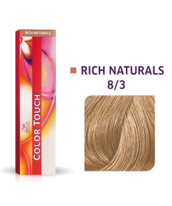 Wella Professionals Color Touch без амоняк полуперманентна боя за коса 8/3 златисто светло русо 60 мл