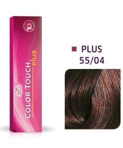 Wella Professionals Color Touch Plus безамонячна полуперманентна боя за коса 55/04 Интензивно светло естествено червено-кафяво 60 мл