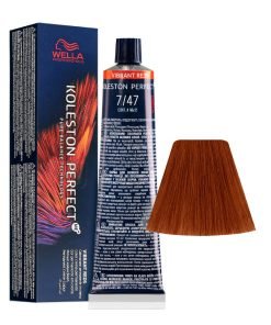 Wella Professionals Koleston Perfect Me+ Перманентна боя за коса 7/47 Средно русо червено-кафяво 60 мл
