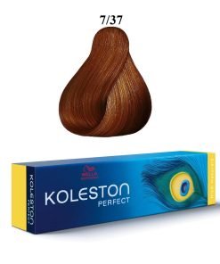 Wella Professionals, Koleston Perfect, Permanent Hair Dye, 7/37 Medium Blonde Golden Brown, 60 ml