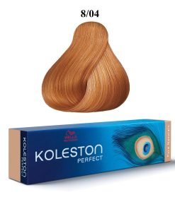 Wella Professionals, Koleston Perfect, Permanent Hair Dye, 8/04 Light Blonde Copper Natural, 60 ml