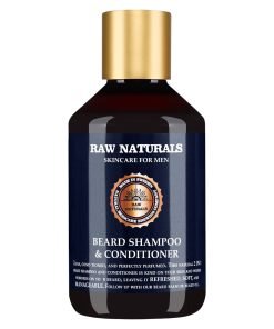 Raw Naturals, Beard Shampoo & Conditioner, 100% vegan, Beard Shampoo, Softness, 250 ml