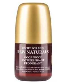 Raw Naturals, Goof Proof, Anti-Irritation, Antiperspirant, For Men, 60 ml